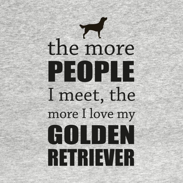 The More People I Meet - Golden Retriever by veerkun